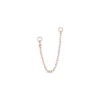 6cm gold chain rose