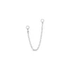 6cm gold chain white
