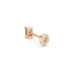 Baguette diamond earrings rose (2)