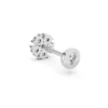 Big rose diamond ring with zircon white (3)