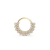 Daith Apsara Diamond Double Line yellow