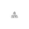Diamond Trillium Flower Earrings white (2)