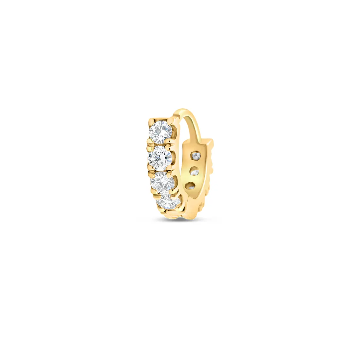 Diamond ring size 9 mm yellow