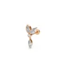 Feuillet Royale with dangling Petal rose
