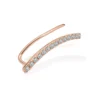 Right Diamond Arch Earring rose