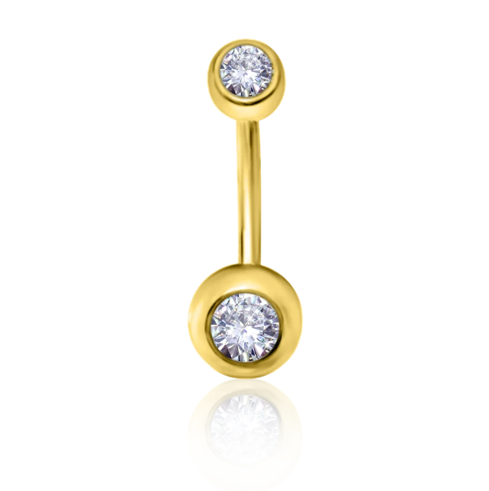 Solid Diamond Round Belly Yellow
