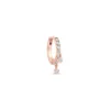 The diamond ring with the two diamonds in danging rose
