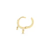 The diamond ring with the two diamonds in danging yellow (2)