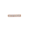 11mm vertical diamond earring rose