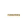 11mm vertical diamond earring yellow