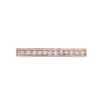 18mm vertical diamond earring rose