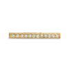 18mm vertical diamond earring yellow