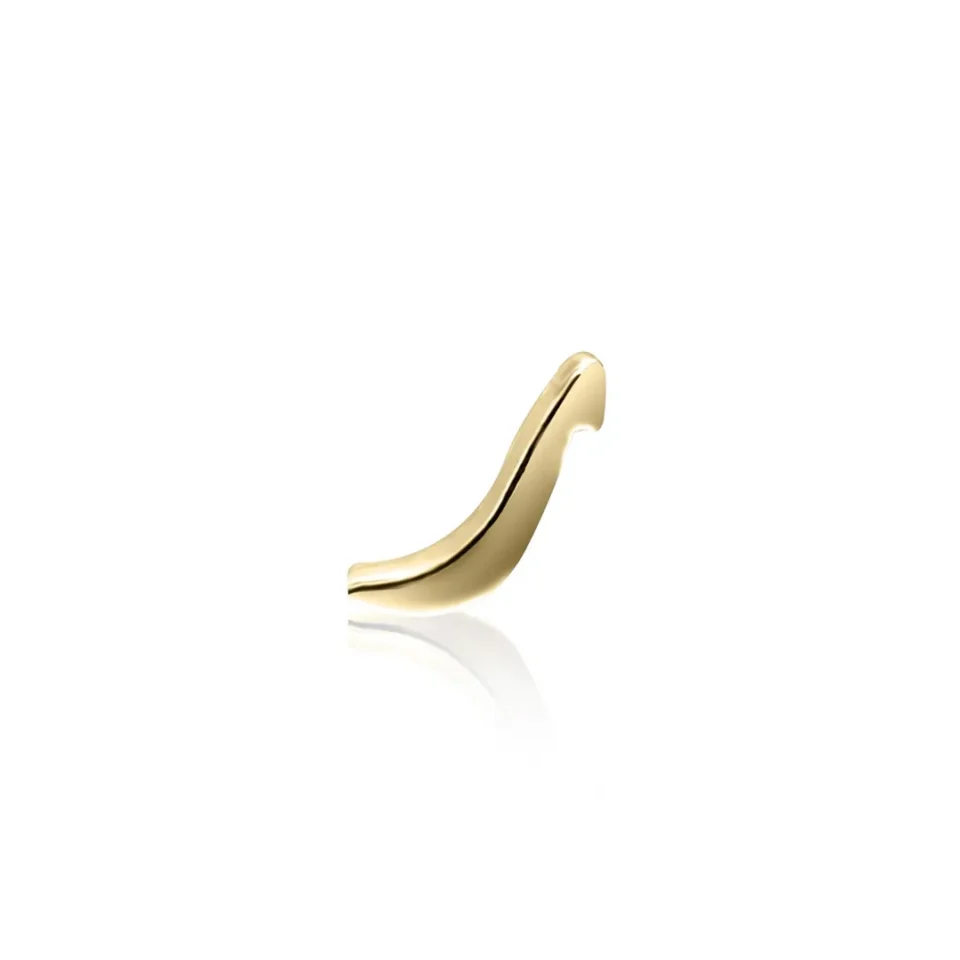 Arabic Letter Diwani Calligraphy (R) Yellow