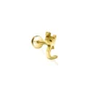 Arabic Letter Diwani Script (G) Yellow