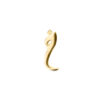 Arabic Letter Diwani Script (KH) Yellow (2)