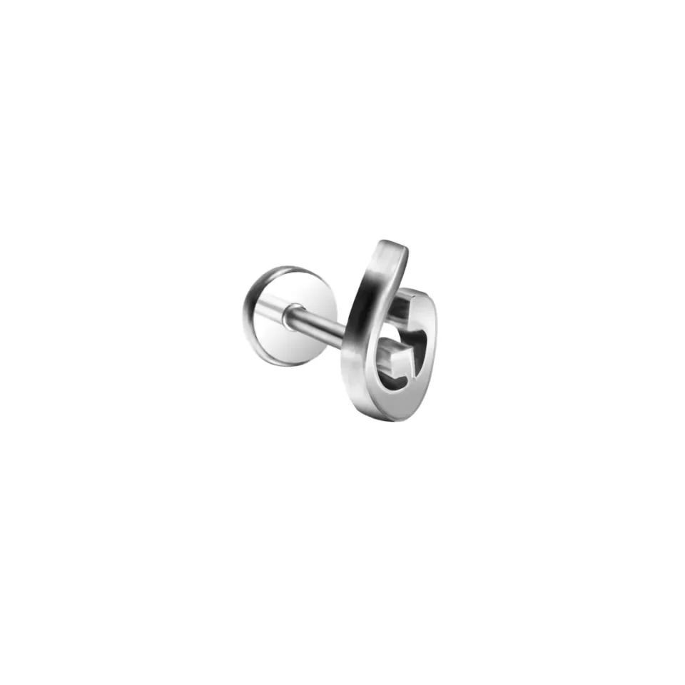 Arabic Letter Diwani Script (N) White