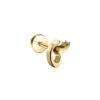 Arabic Letter Diwani Script (S) Yellow