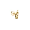 Arabic Letter in Diwani Script (J) Yellow