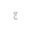 Arabic Letter in Diwani Script (P) White (2)
