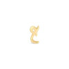 Arabic Letter in Diwani Script (P) Yellow (2)