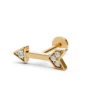 Diamond Arrow Earring Yellow