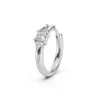 Diamond Hoop White