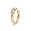 Diamond Hoop Yellow