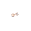 Diamond earring 5 mm rose