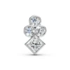 Diamond rhombe shaved with three white (2)