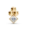 Diamond rhombus throat with three cores yellow (2)