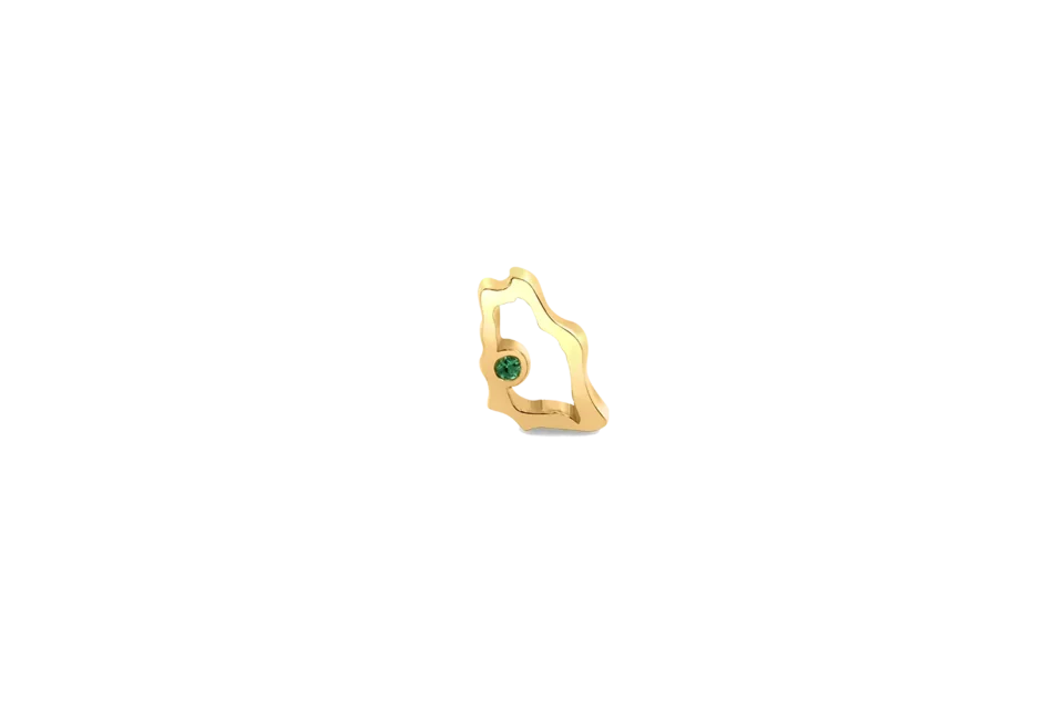 Empty Map Design Yellow