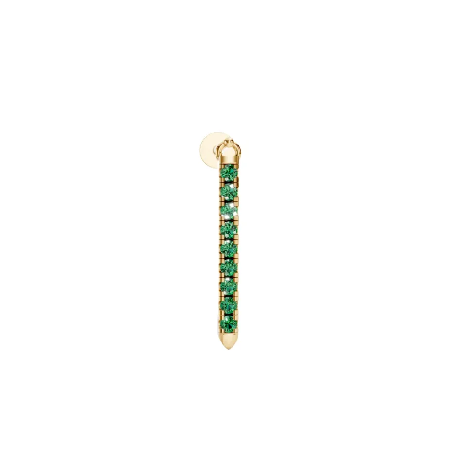 Emrald Single Dangle Yellow