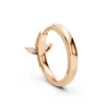 Gold Ring Earring with Diamond Lotus Yellow (3)