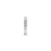 Round gold earring with diamonds white (2)