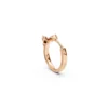Round gold hoop with diamond lotus rose (3)