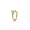 Round gold hoop with diamond lotus yellow (2)