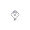 Shaving the diamond chandelier with a salter white