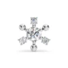 The Ring of The Diamond Star White