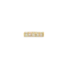 Vertical Diamond Earring Size 7 mm yellow